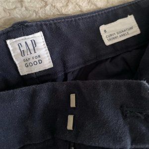 Gap - Curvy Skinny Ankle Pants (Navy)